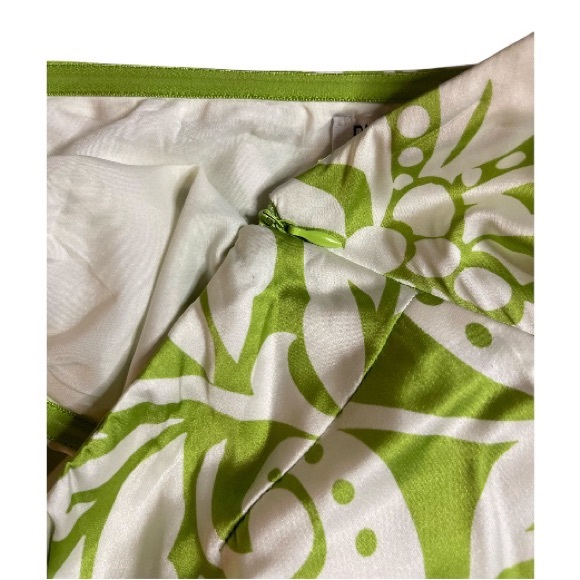 Paper Hearts Strapless Floral Green Dress - Picture 6 of 6